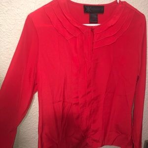 long sleeve silk shirt